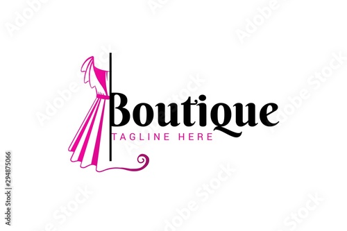 fashion boutique logo template photo