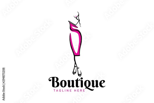 fashion boutique logo template