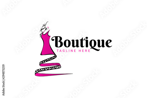 fashion boutique logo template