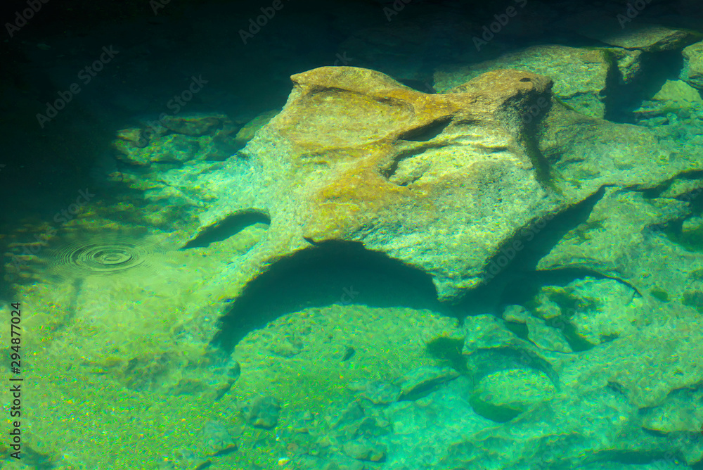 Fototapeta premium Water in cave.