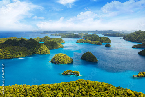Beautiful view of Palau islands