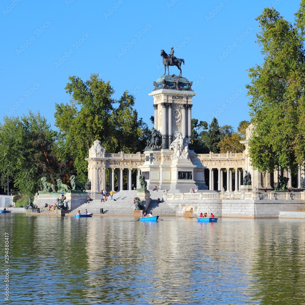 Madrid - Retiro Park. Spain landmark.
