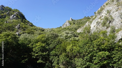 colorful matka canyon in northern macedonia