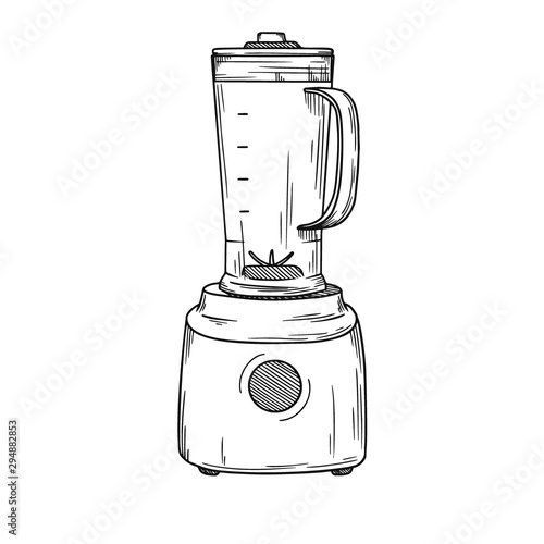 Blender on a white background. Vector illustration