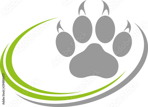 Katzenpfote, Pfote, Katzen, Logo, Button