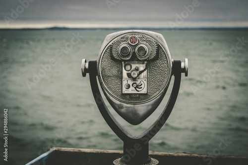 coin operated binoculars