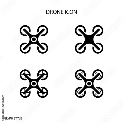 Drone plane icon , technology design , air plane photo