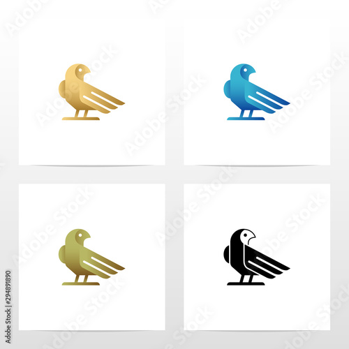 Simple Bird Illustration Logo Design