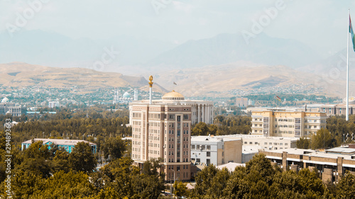 Beautiful landscape of Dushanbe, Tajikistan photo