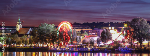 stadt linz bei nacht