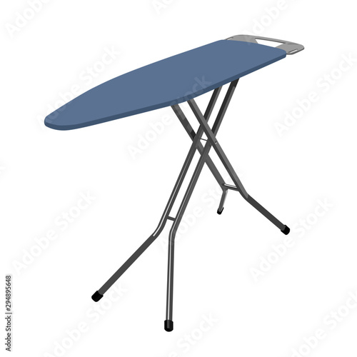 ironing board realistic vector illustration isolated