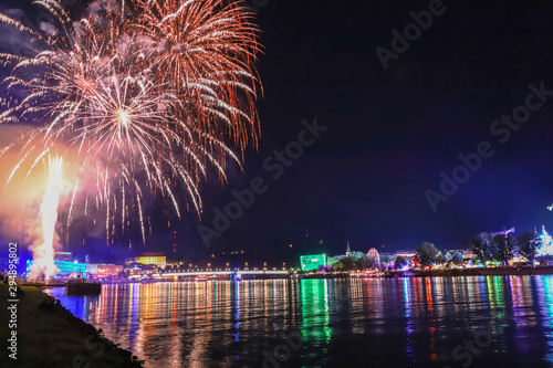 stadt linz bei nacht