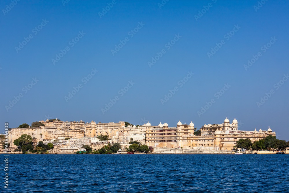 City Palace complex. Udaipur, Rajasthan, India