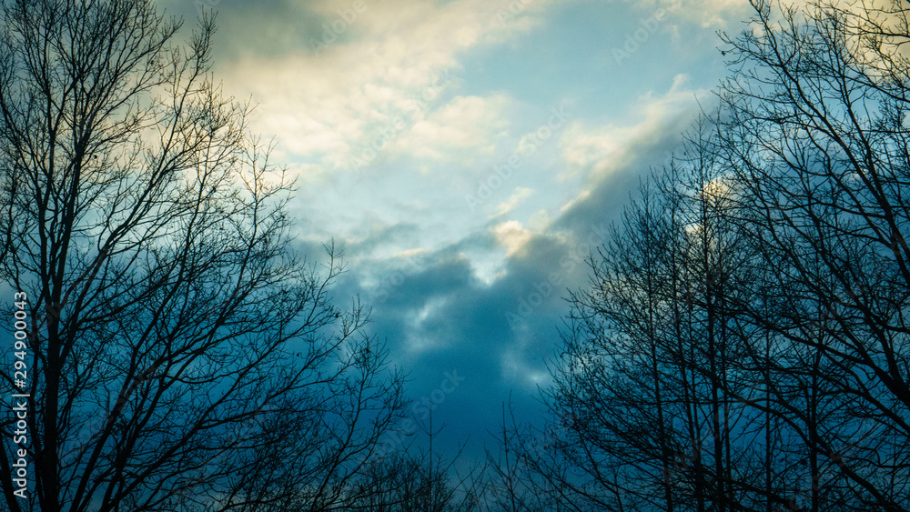 Blaue Wolkenstimmung Blaue Wolkenstimmung