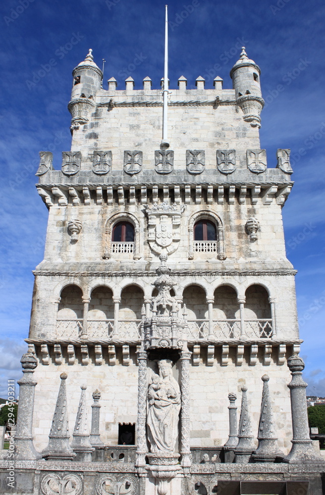 Belem Tower in Lisbon, Portugal