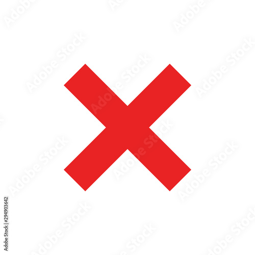 Close Mark Icon Vector Illustration