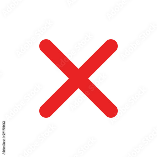 Close Mark Icon Vector Illustration