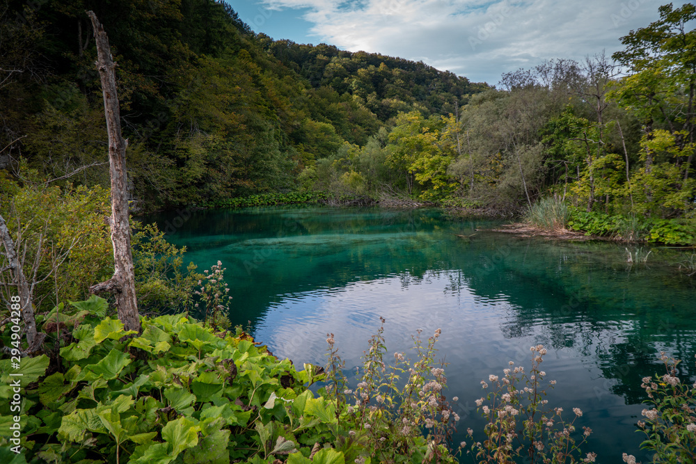 Plitvice lake one of the most famous National Park in Croatia
