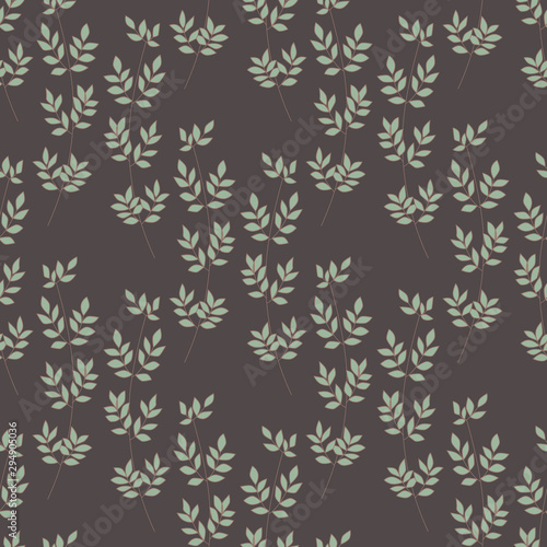 Texture with flowers and plants. Floral ornament. Original flowers pattern.