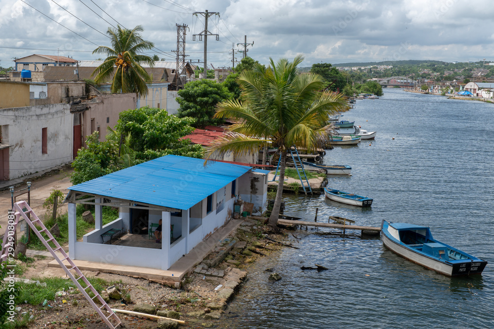 Obraz premium River in Matanzas, Cuba in September 2019