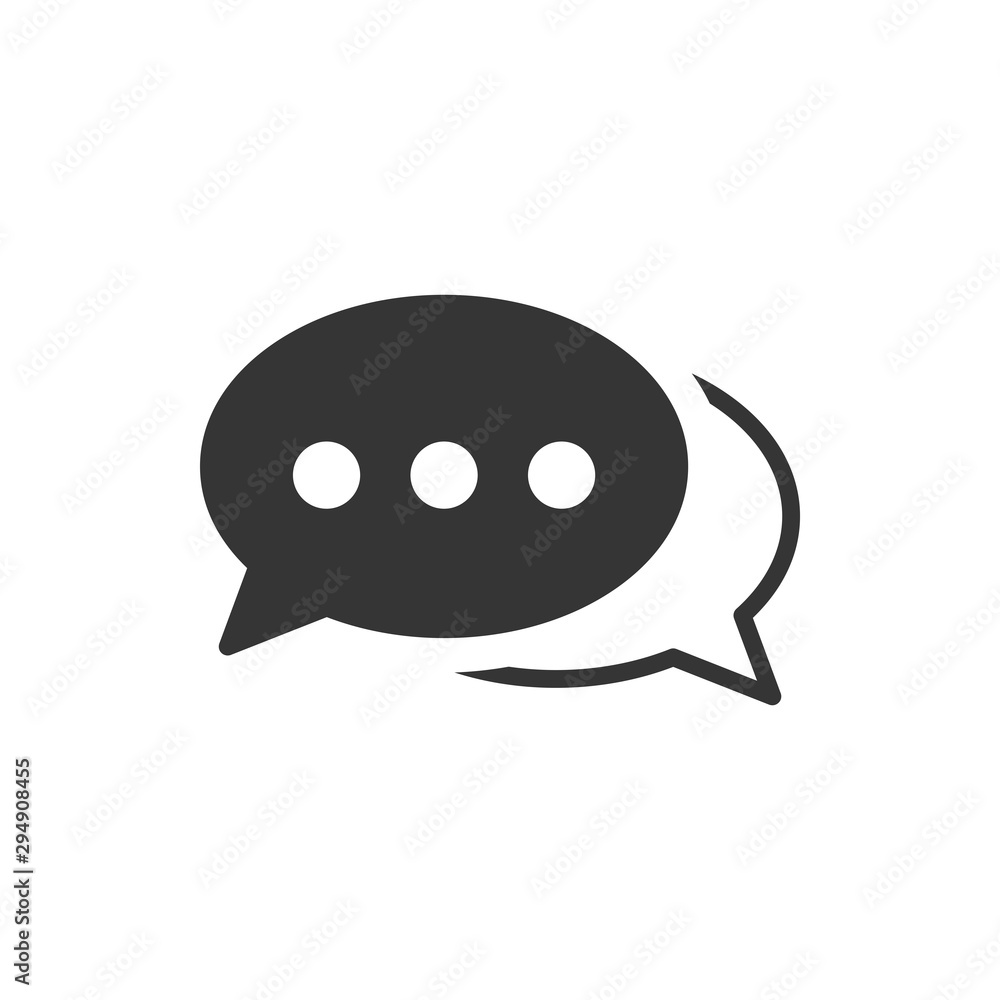 Speech Bubble Chat Icon Vector Illustration Speech Bubble Chat Icon Vector Illustration