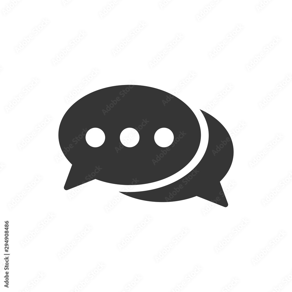 Speech Bubble Chat Icon Vector Illustration Speech Bubble Chat Icon Vector Illustration