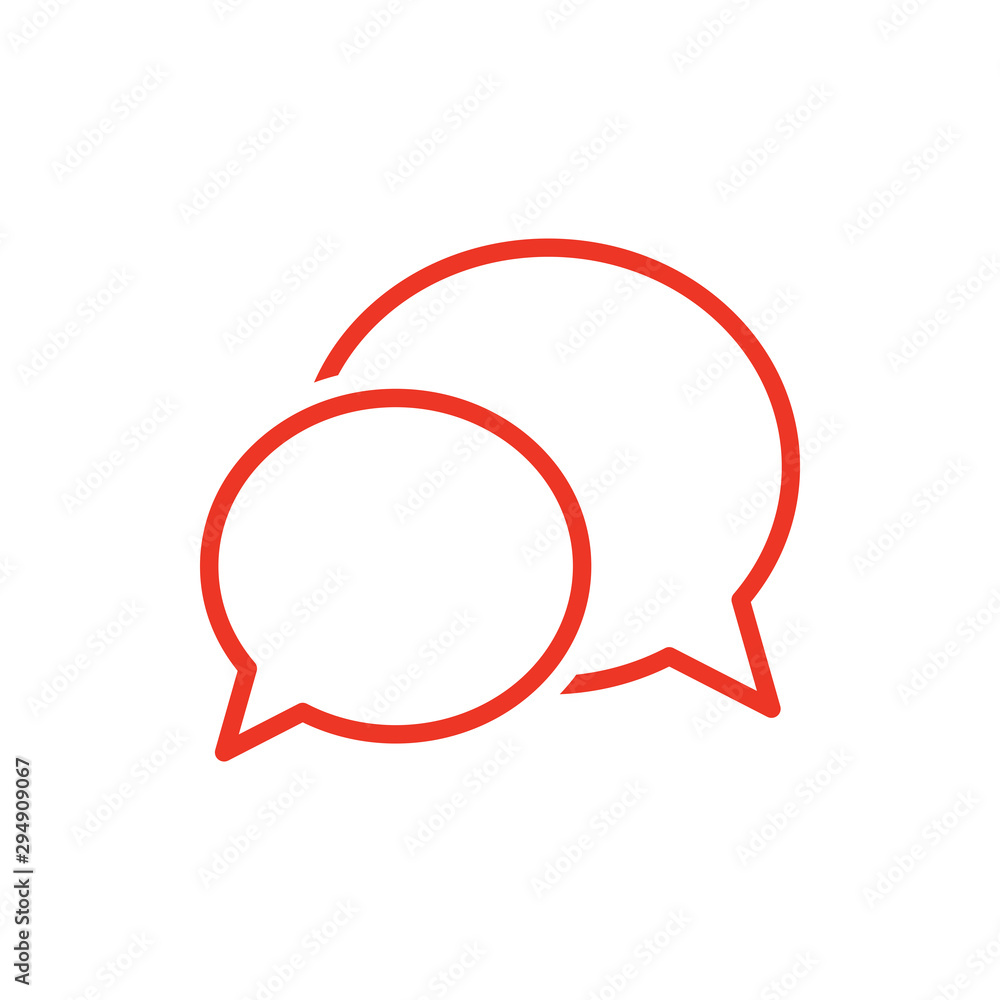Speech Bubble Chat Icon Vector Illustration Speech Bubble Chat Icon Vector Illustration