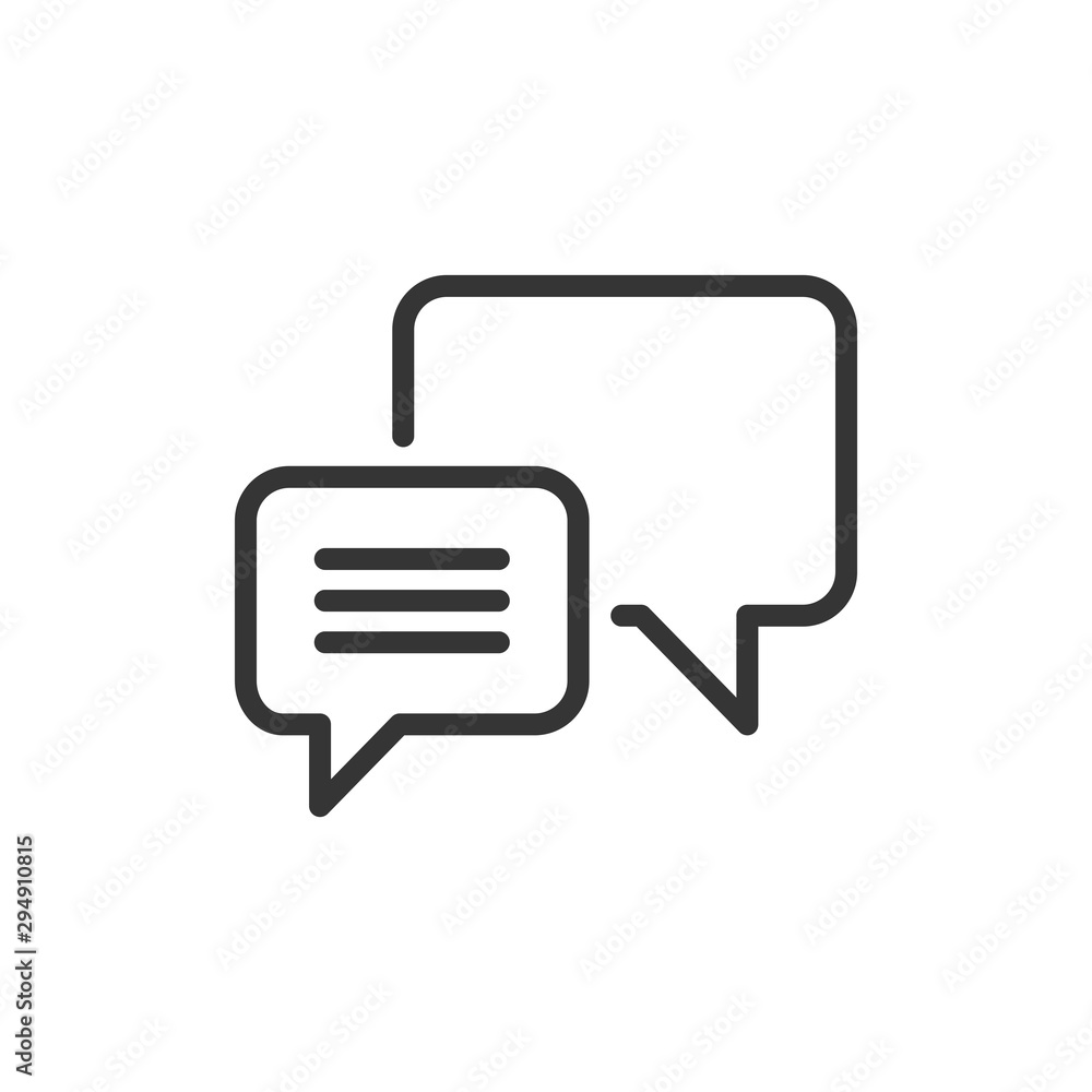 Speech Bubble Chat Icon Vector Illustration Speech Bubble Chat Icon Vector Illustration