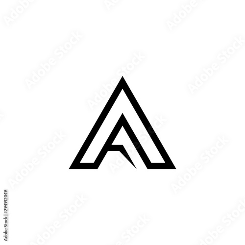 Free Download Letter A graphic design template, vector isolated illustration - GFXLoad