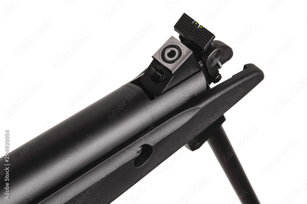 Pneumatic rifle isolated on white background Pneumatic rifle isolated on white background