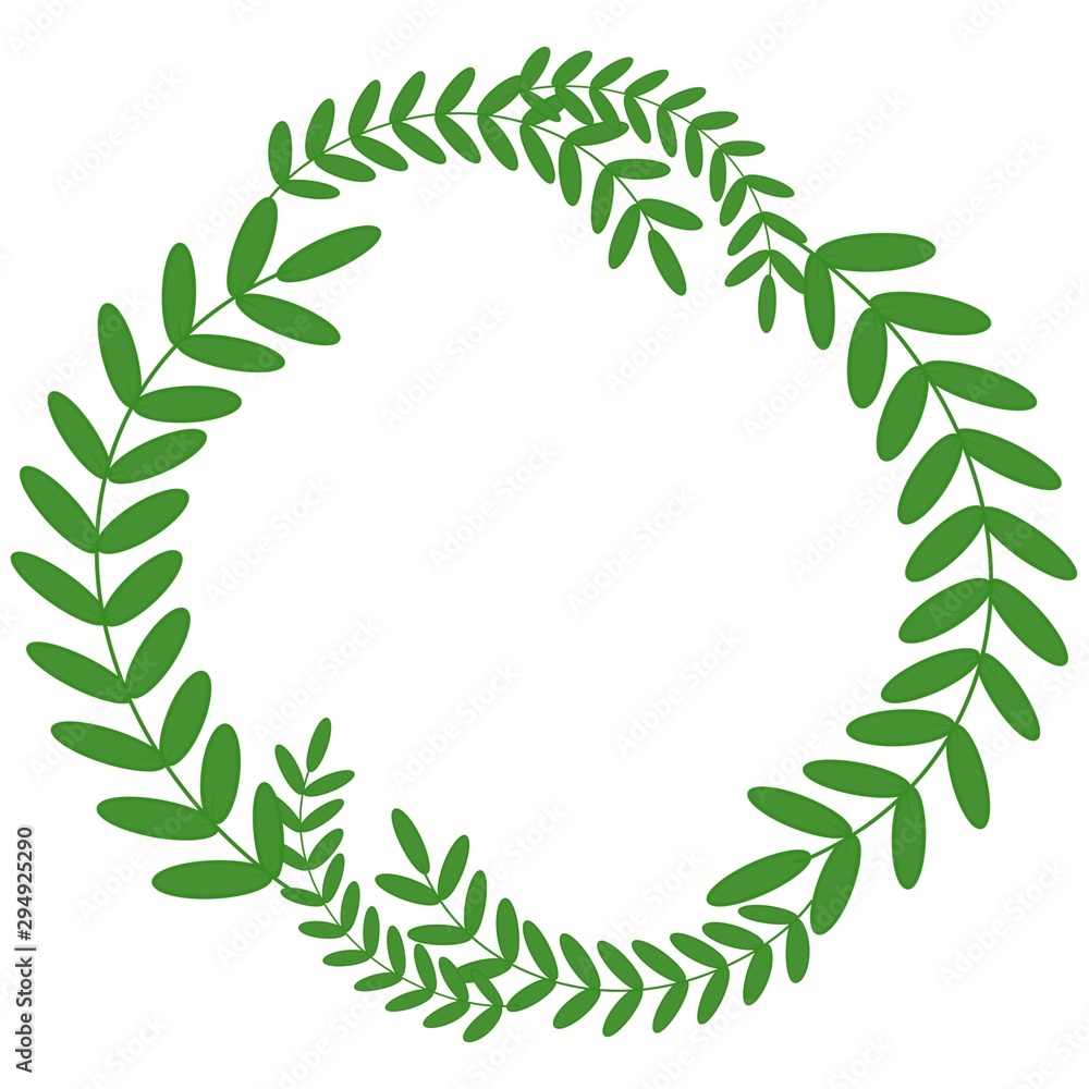 This is a frame with branches and green leaves. Could be used for flyers, postcard, banners, wedding decorations. This is a frame with branches and green leaves. Could be used for flyers, postcard, banners, wedding decorations.