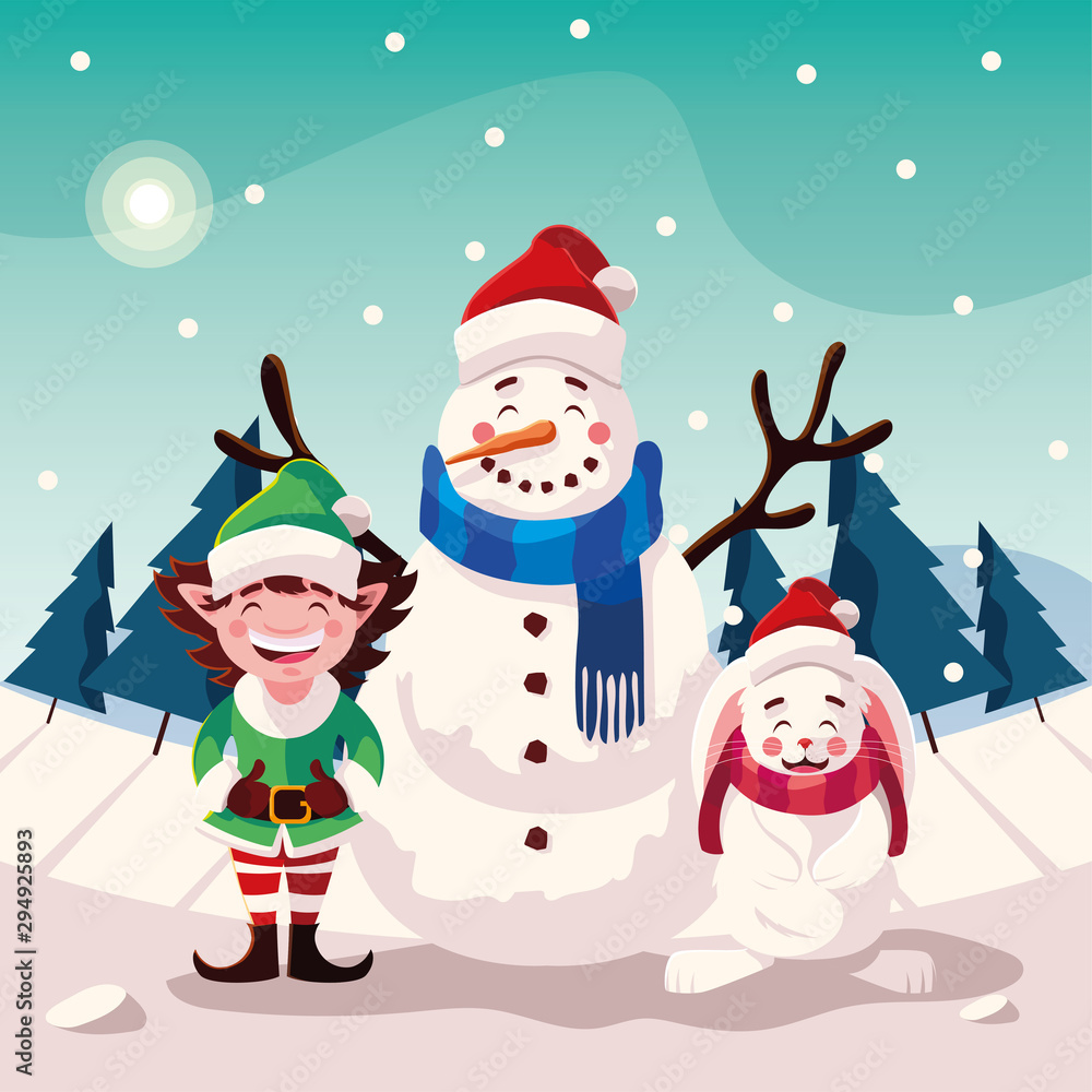 card of christmas with icons of xmas card of christmas with icons of xmas