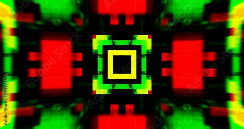 Hypnotic Pixels. VJ Loop 3 photo