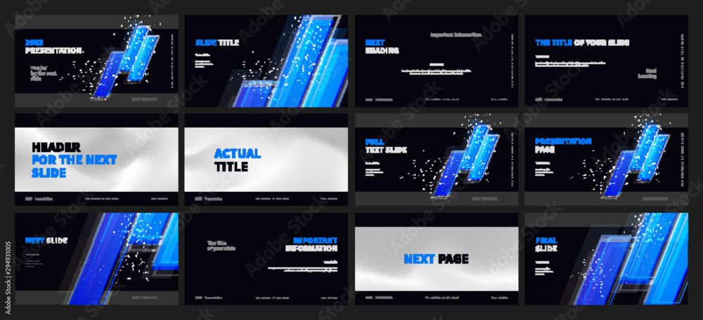 Presentation template design Presentation template design