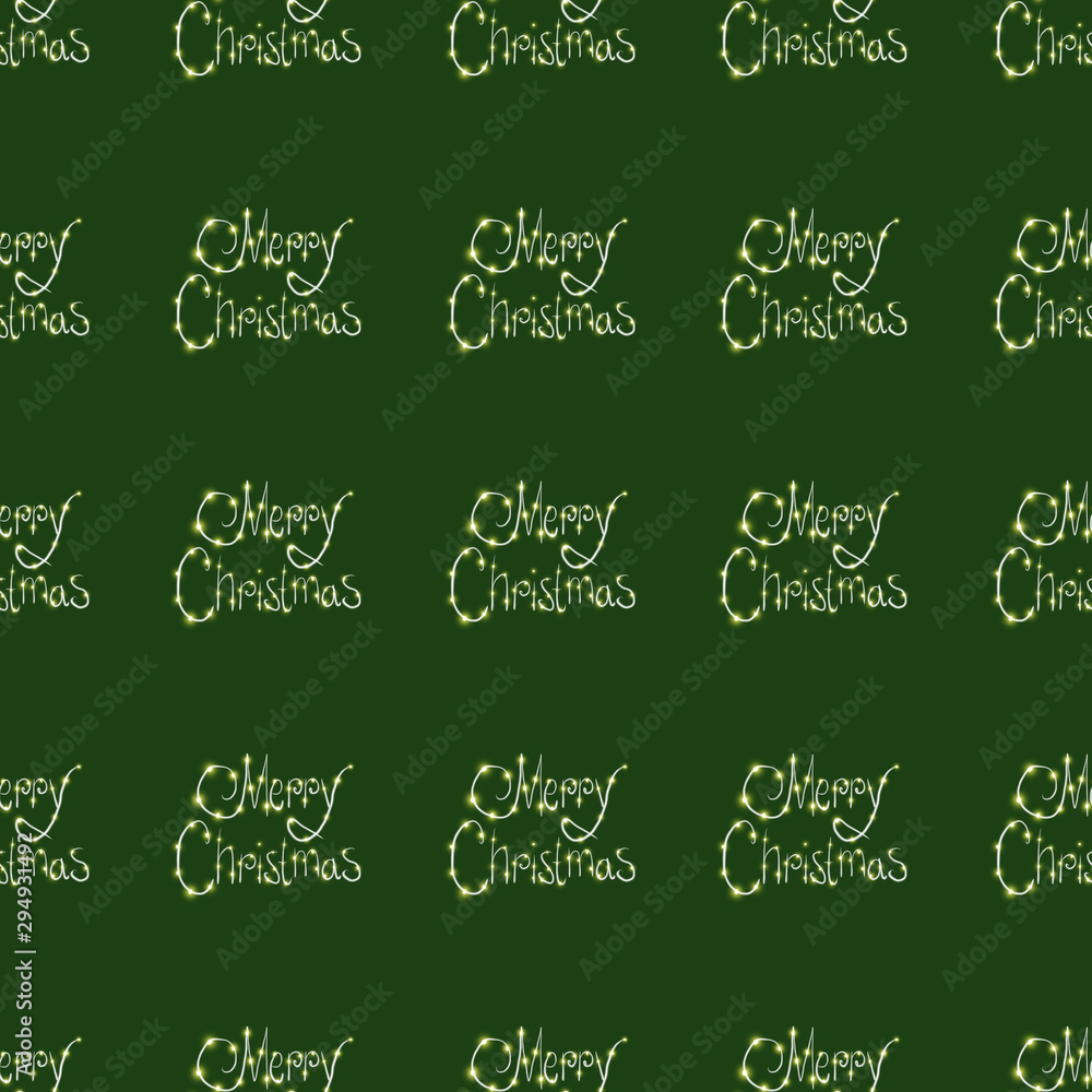 Fototapeta premium This is seamless pattern texture of Christmas trees. Wrapping paper. Could be used for flyers, postcards, banners, holidays decorations.