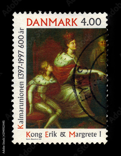 King Erik and Queen Margrete I, painting by an unknown painter