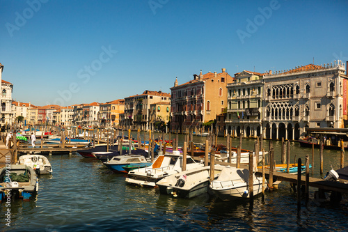 Picturesque view of Grand Canal in Venice