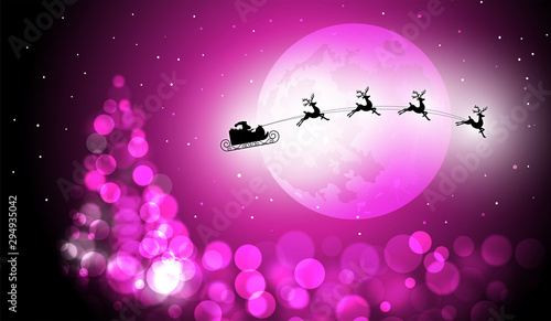 slitta di babbo natale, natale, notte di natale, volante,