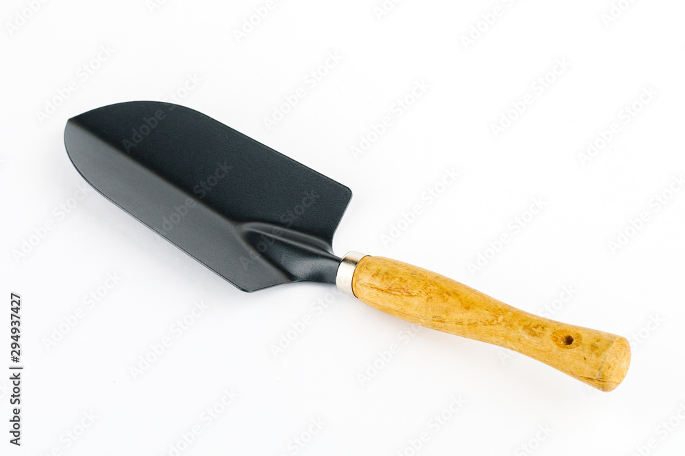 Garden shovel. Garden tools isolated on white background Garden shovel. Garden tools isolated on white background