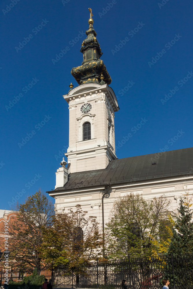 Orthodox Cathedral Church of Saint George in City of Novi Sad, Serbia