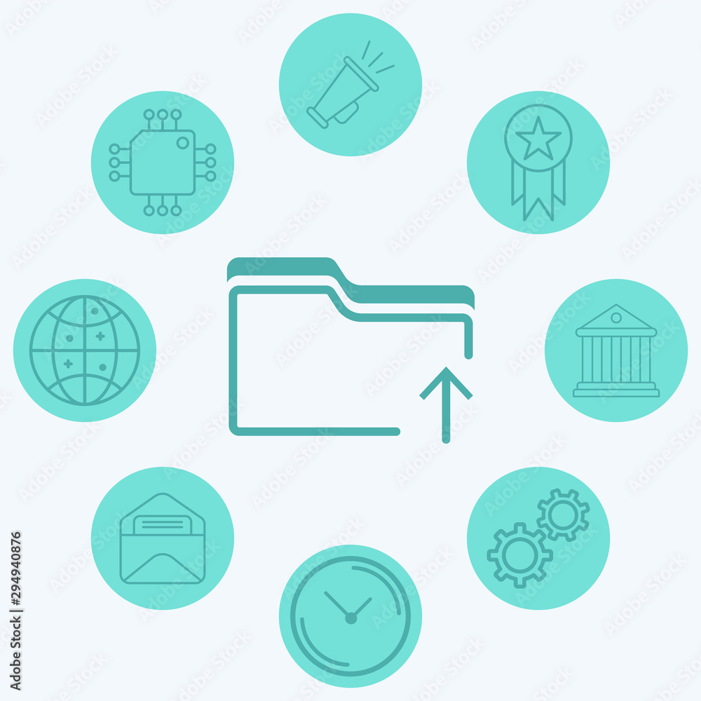 Folder vector icon sign symbol Folder vector icon sign symbol