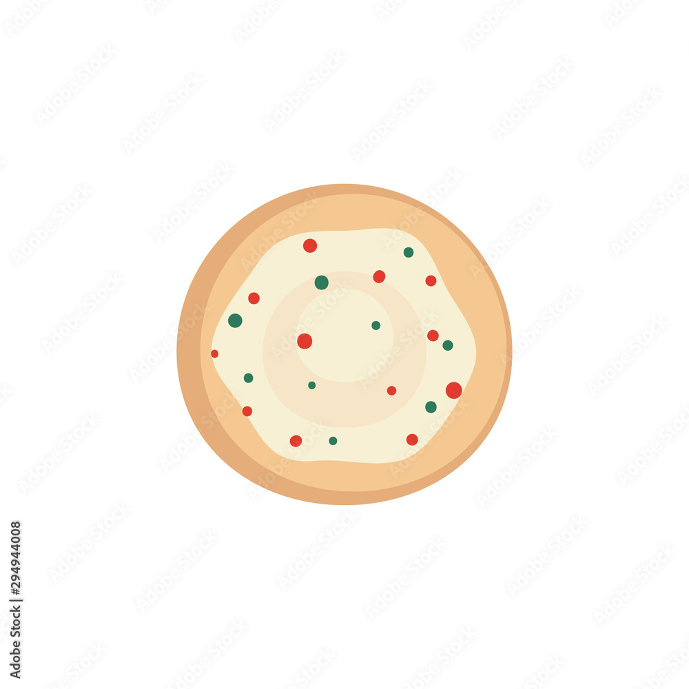 delicious cookies with christmas decoration delicious cookies with christmas decoration