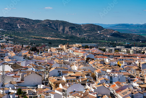 View of the city of Antequera in Malaga, Andalusia, Spain © rudiernst