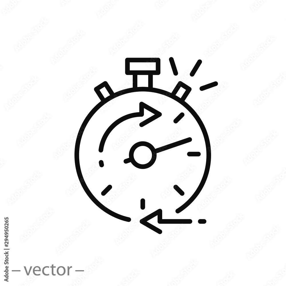 accelerate icon, fast progress, sport stopwatch, minute arrow chronometer, thin line web symbol on white background - editable stroke vector illustration eps 10 accelerate icon, fast progress, sport stopwatch, minute arrow chronometer, thin line web symbol on white background - editable stroke vector illustration eps 10