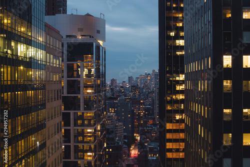 Fototapeta Naklejka Na Ścianę i Meble -  new york city at night