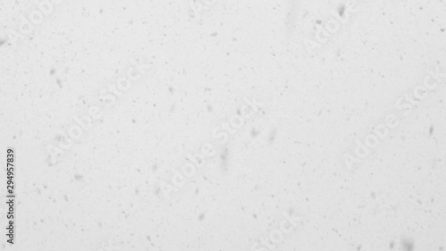 Heavy snowfall in the winter