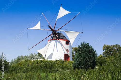 Greek windmill, Gifhorn, Lower Saxony, Germany, Europe