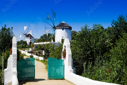 Greek windmill, Gifhorn, Lower Saxony, Germany, Europe photo