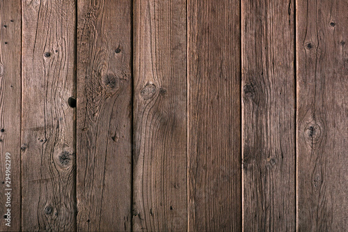 Rustic old weathered brown wood plank background