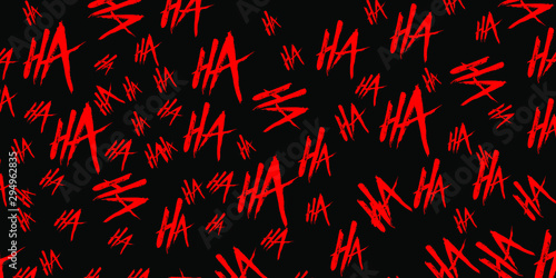 Joker laugh HA HA vector background